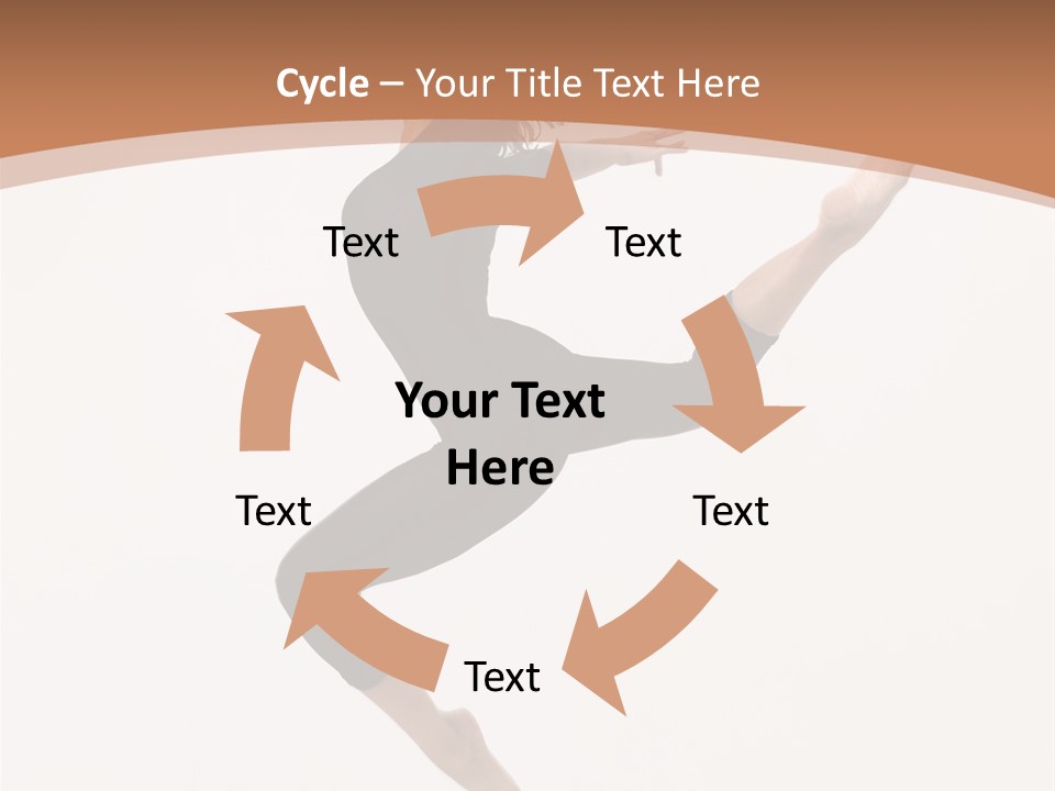 Beautiful Woman Teenager PowerPoint Template