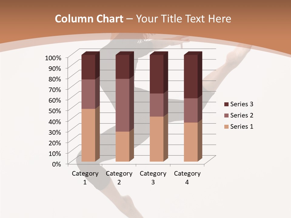 Beautiful Woman Teenager PowerPoint Template