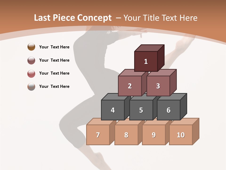 Beautiful Woman Teenager PowerPoint Template