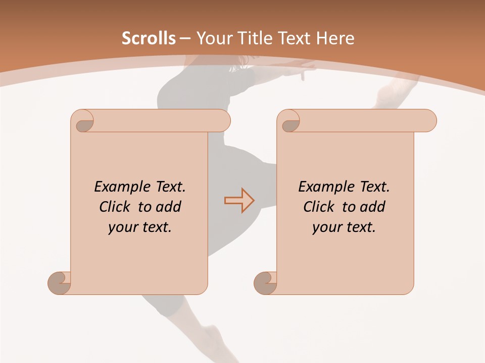 Beautiful Woman Teenager PowerPoint Template