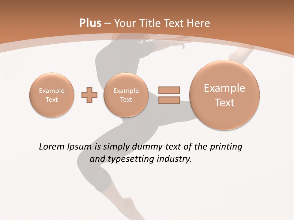 Beautiful Woman Teenager PowerPoint Template