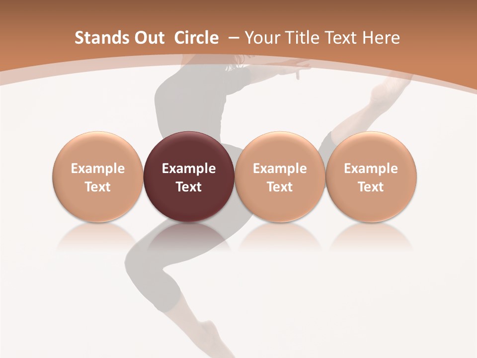 Beautiful Woman Teenager PowerPoint Template