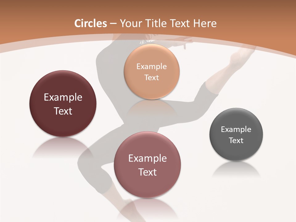 Beautiful Woman Teenager PowerPoint Template