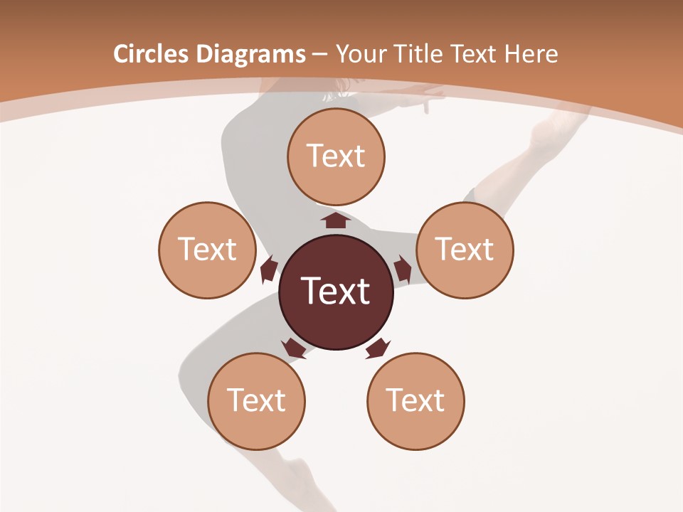 Beautiful Woman Teenager PowerPoint Template