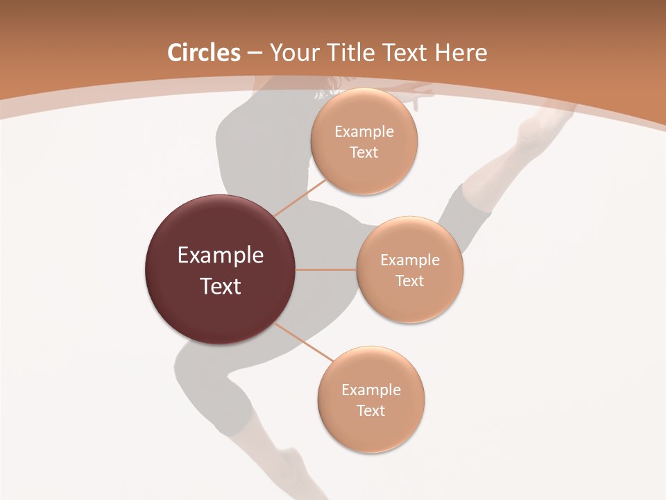 Beautiful Woman Teenager PowerPoint Template