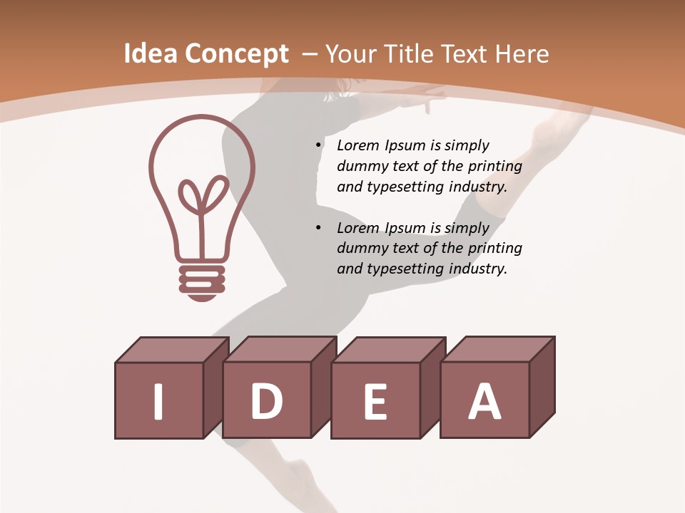 Beautiful Woman Teenager PowerPoint Template