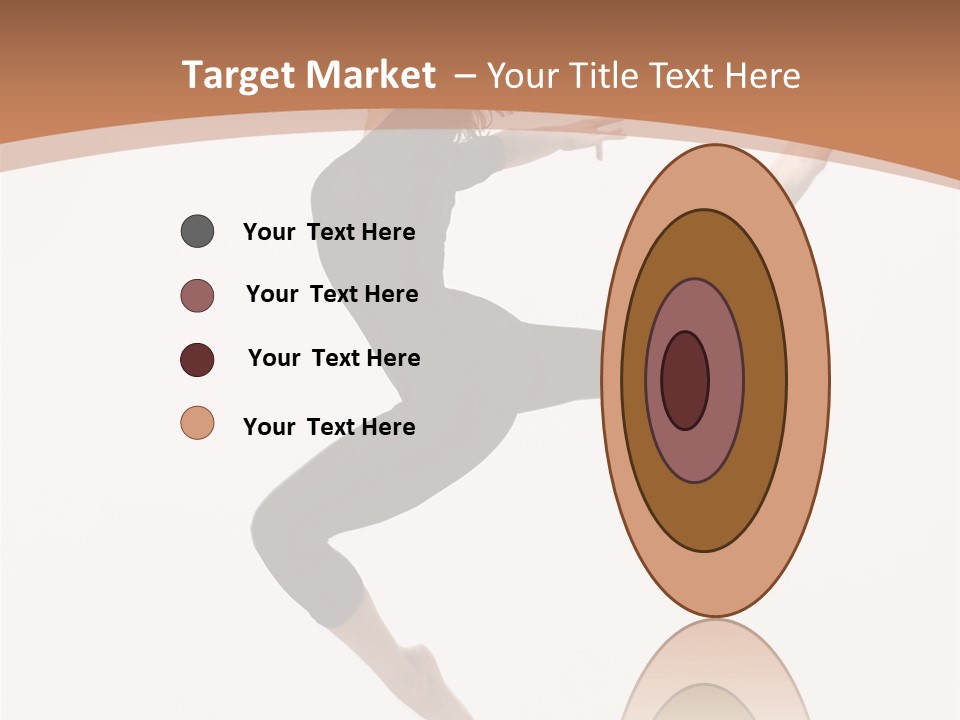 Beautiful Woman Teenager PowerPoint Template