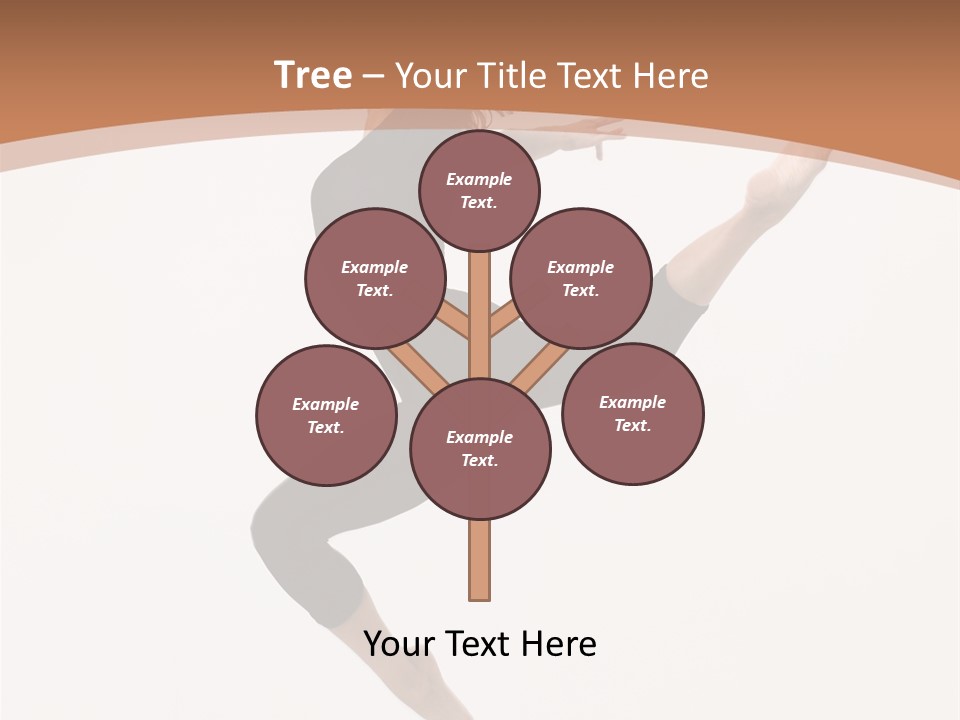 Beautiful Woman Teenager PowerPoint Template