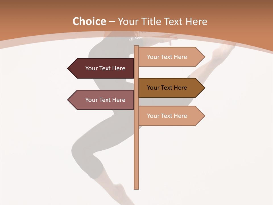 Beautiful Woman Teenager PowerPoint Template