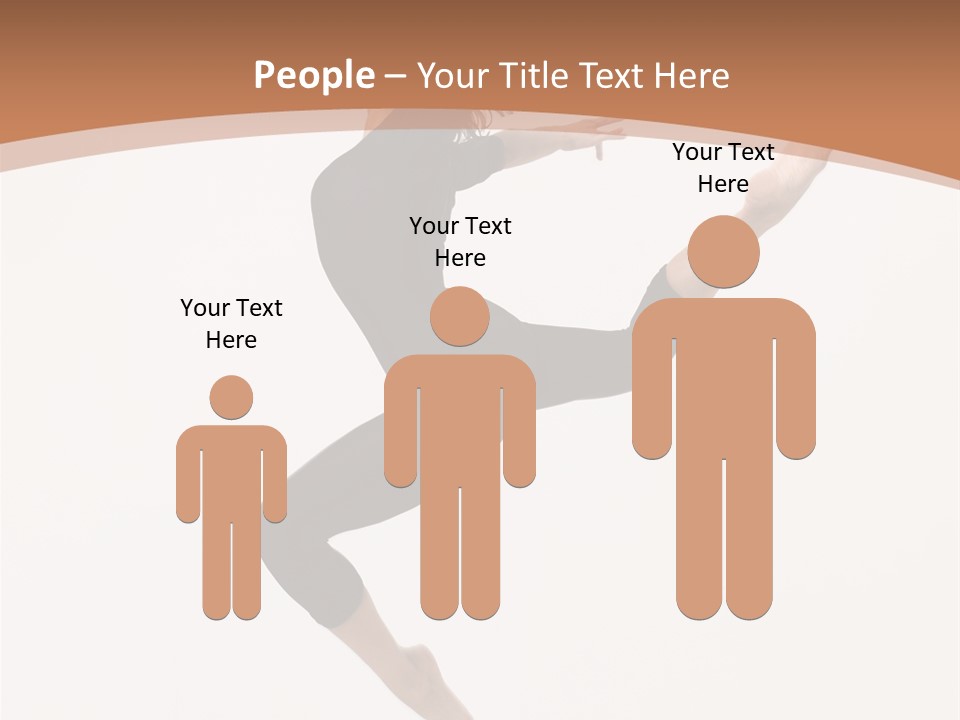 Beautiful Woman Teenager PowerPoint Template