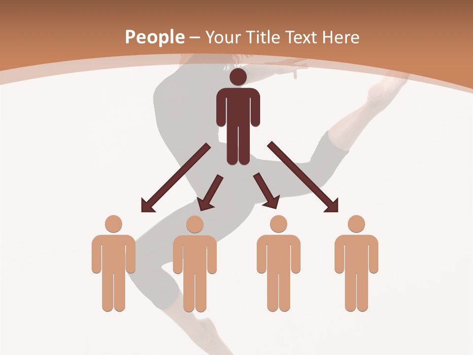 Beautiful Woman Teenager PowerPoint Template