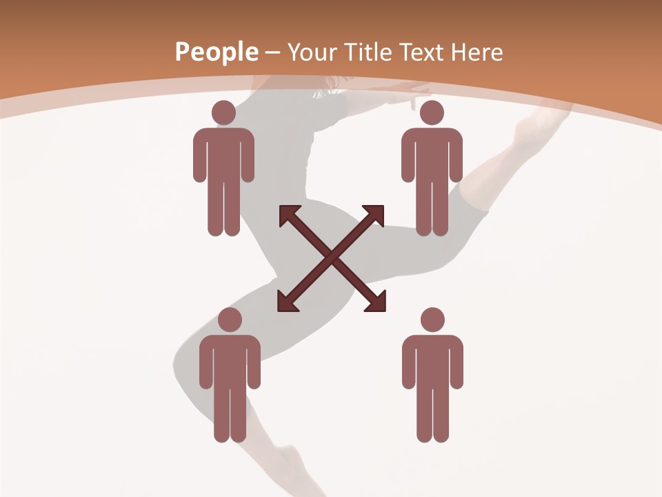 Beautiful Woman Teenager PowerPoint Template