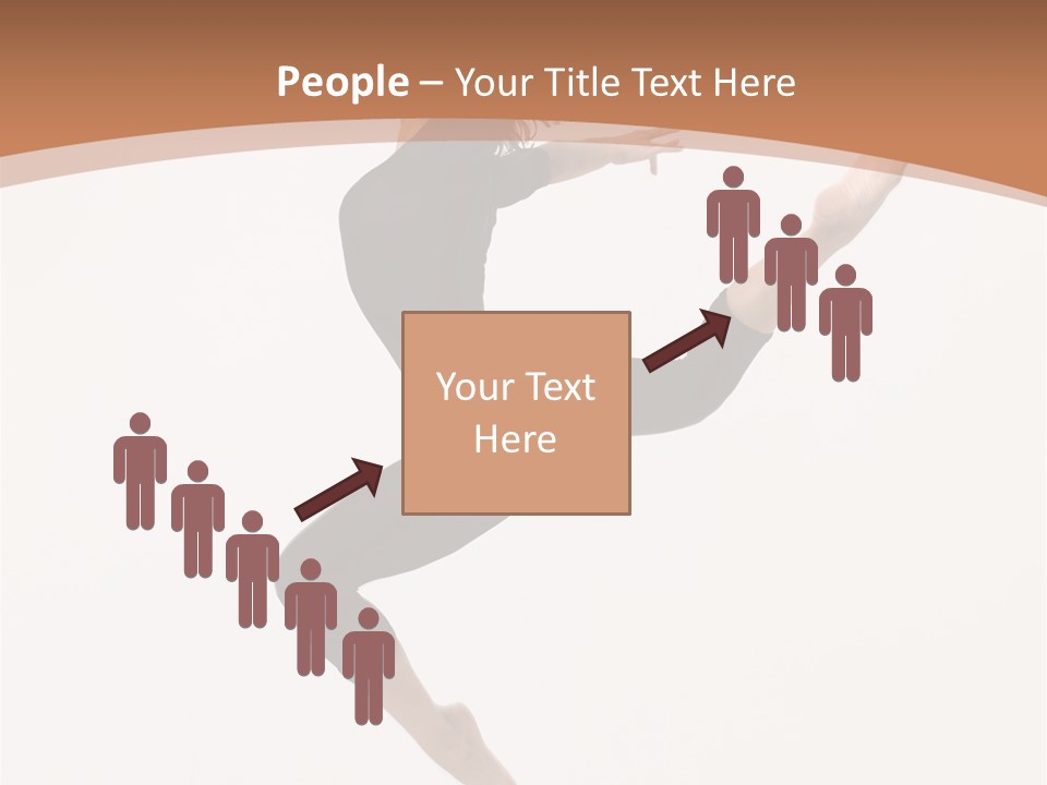 Beautiful Woman Teenager PowerPoint Template