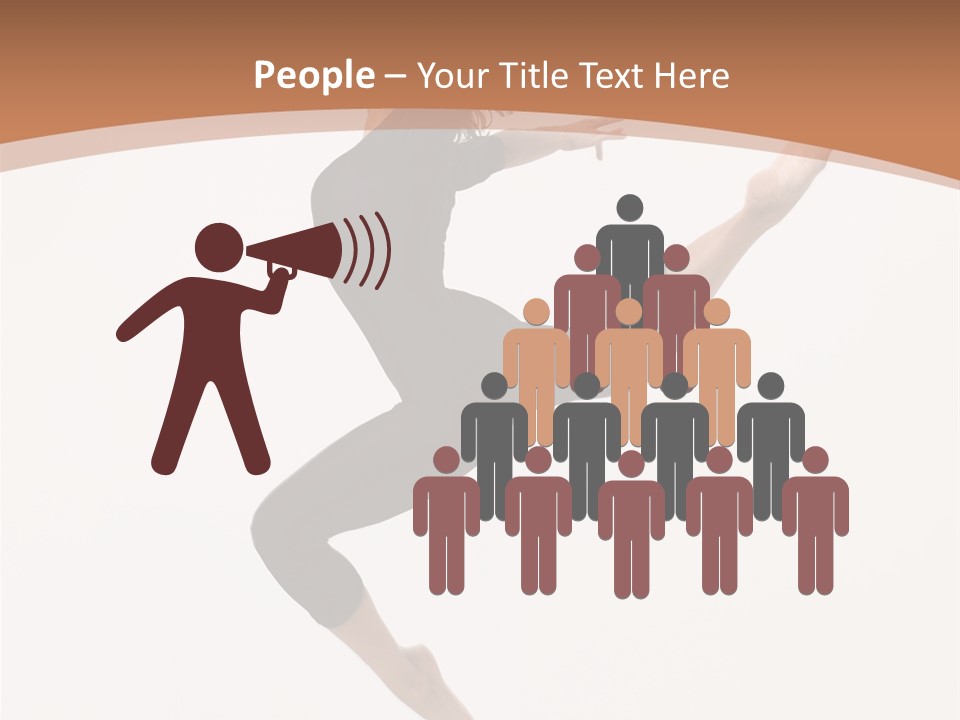 Beautiful Woman Teenager PowerPoint Template