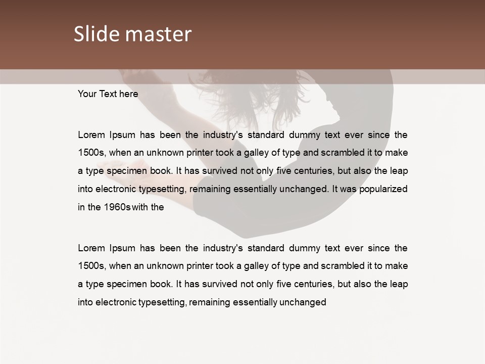 Aerobics Flexibility Cheerful PowerPoint Template