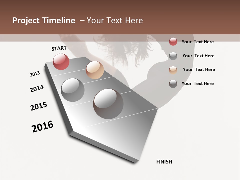 Aerobics Flexibility Cheerful PowerPoint Template
