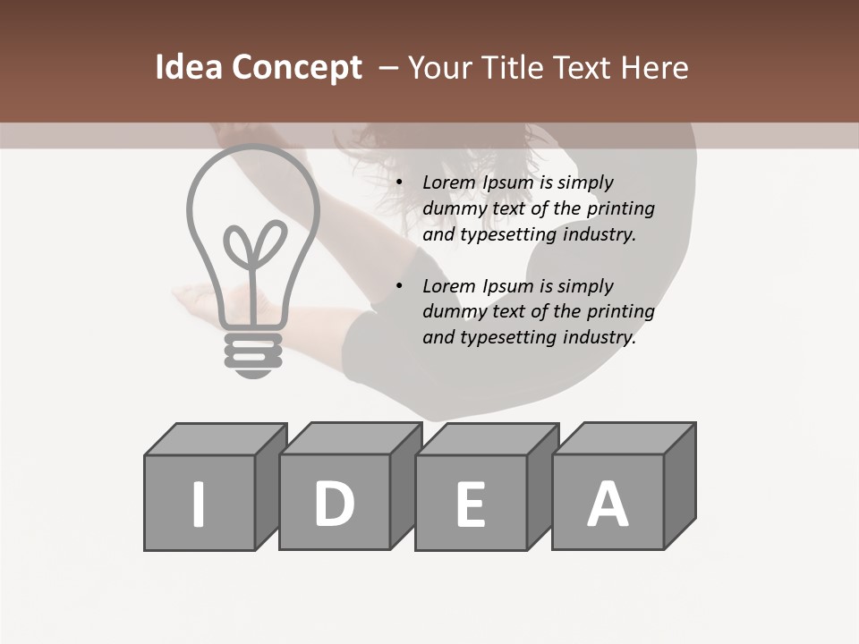 Aerobics Flexibility Cheerful PowerPoint Template