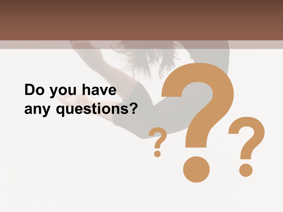 Aerobics Flexibility Cheerful PowerPoint Template