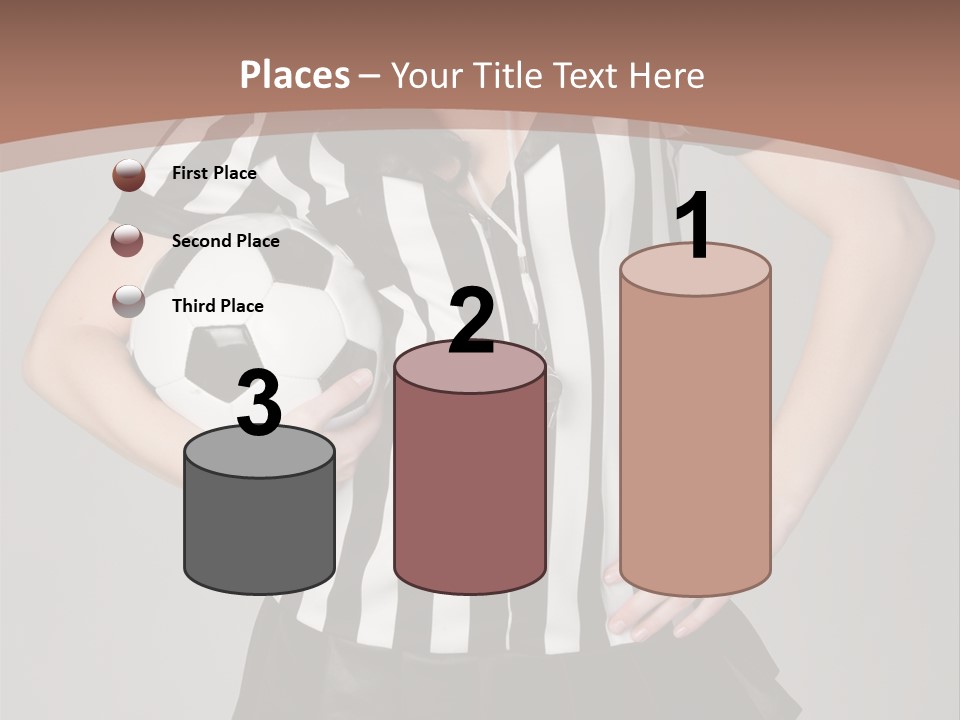 Person Soccer Portrait PowerPoint Template