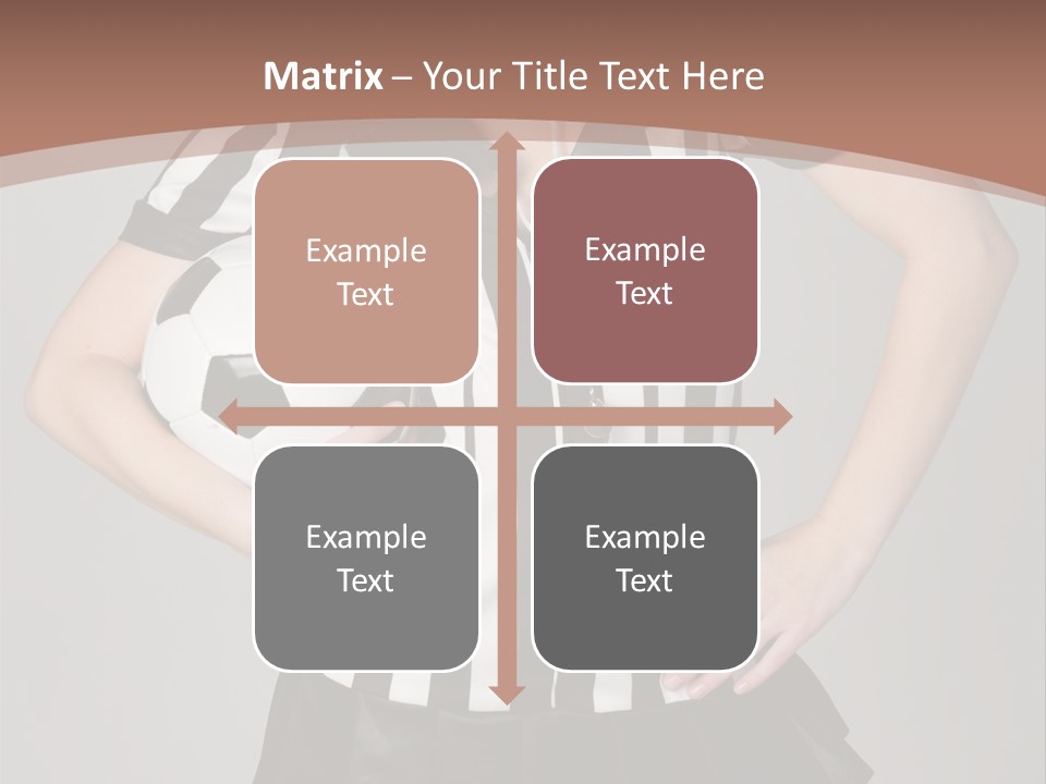 Person Soccer Portrait PowerPoint Template