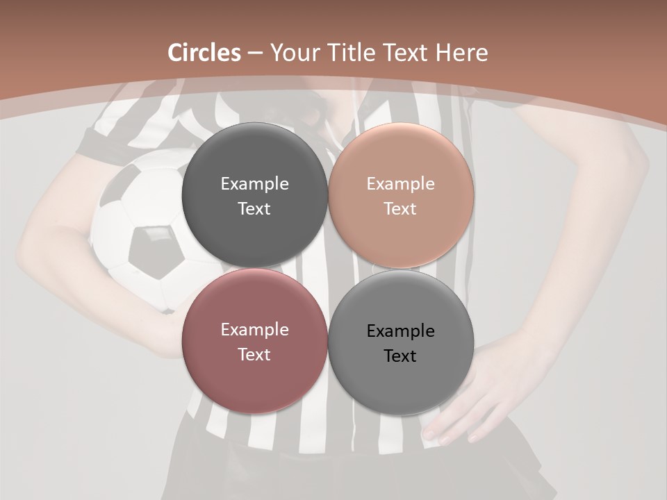 Person Soccer Portrait PowerPoint Template