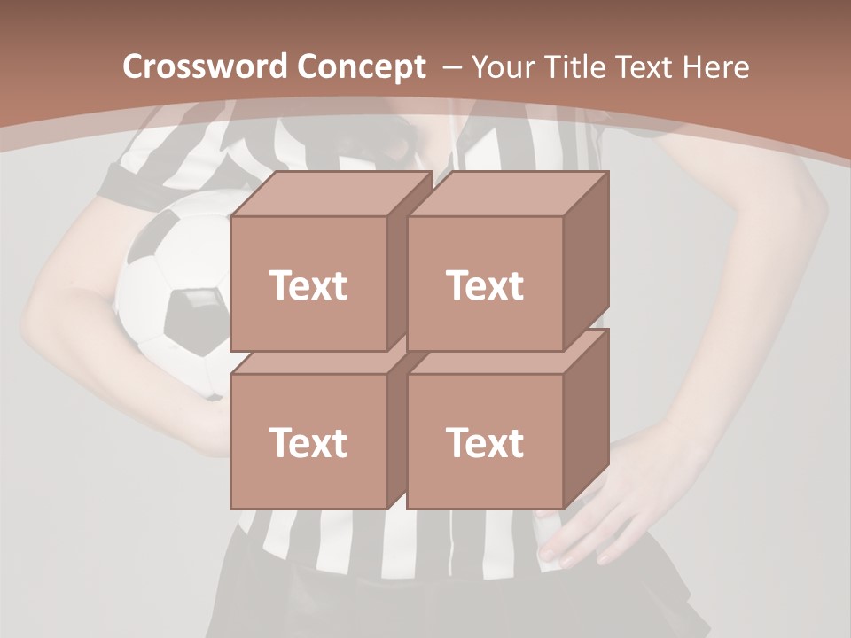 Person Soccer Portrait PowerPoint Template