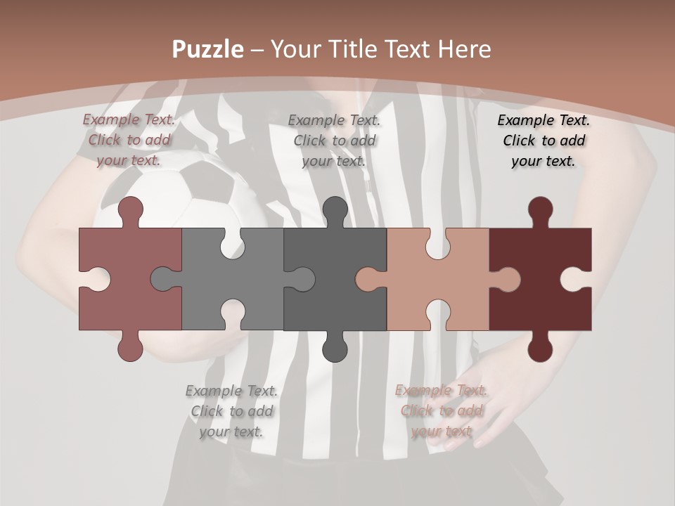 Person Soccer Portrait PowerPoint Template