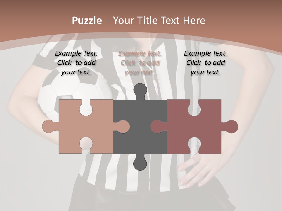 Person Soccer Portrait PowerPoint Template