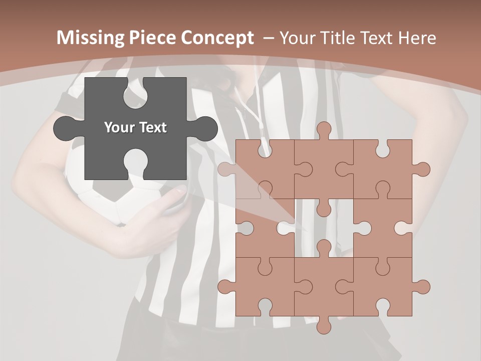 Person Soccer Portrait PowerPoint Template