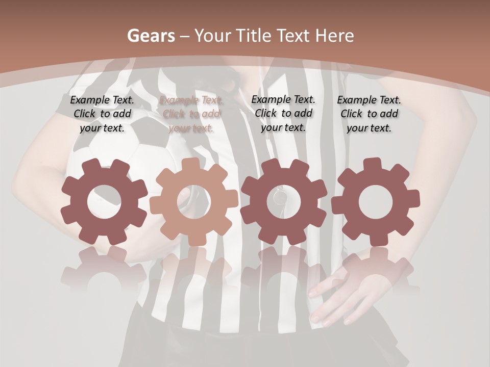 Person Soccer Portrait PowerPoint Template