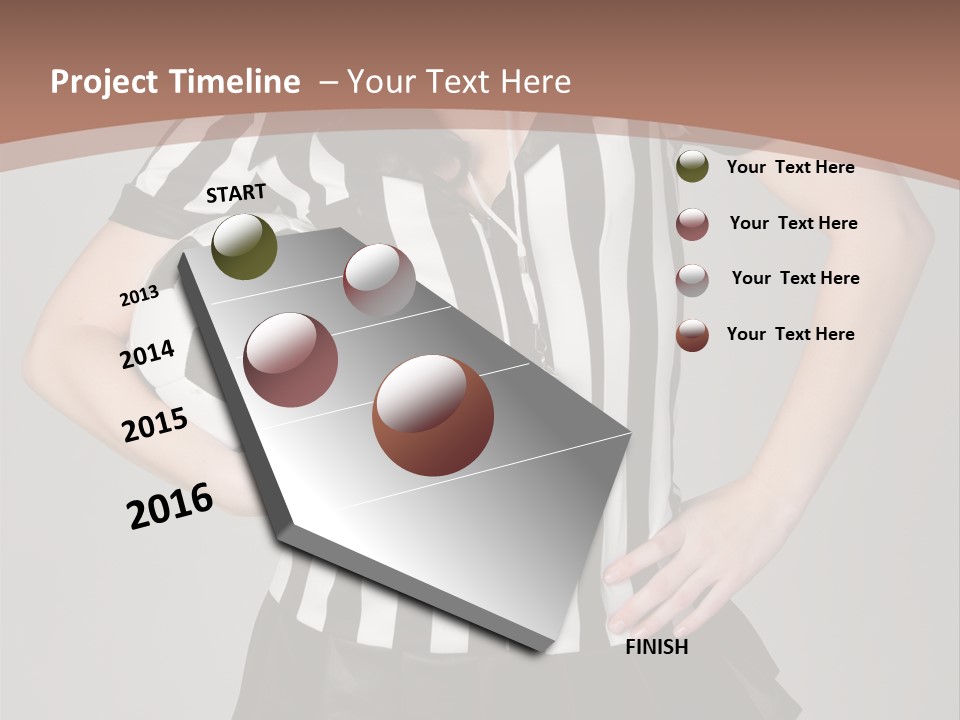 Person Soccer Portrait PowerPoint Template