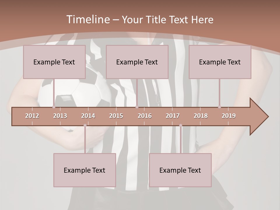 Person Soccer Portrait PowerPoint Template