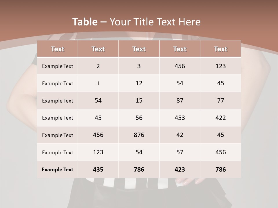Person Soccer Portrait PowerPoint Template