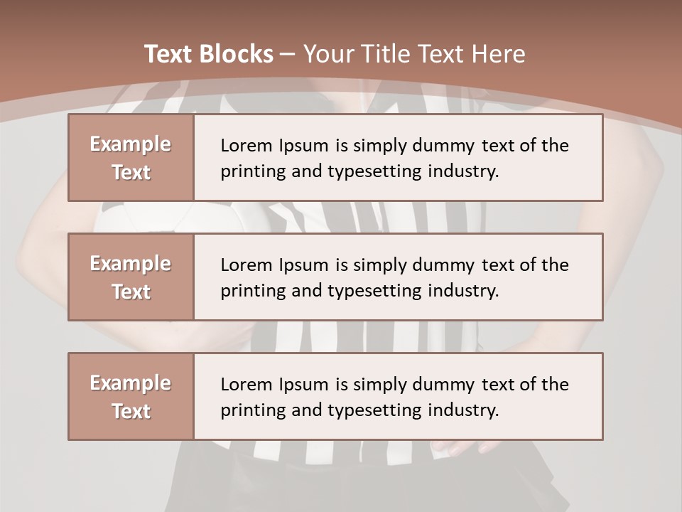 Person Soccer Portrait PowerPoint Template
