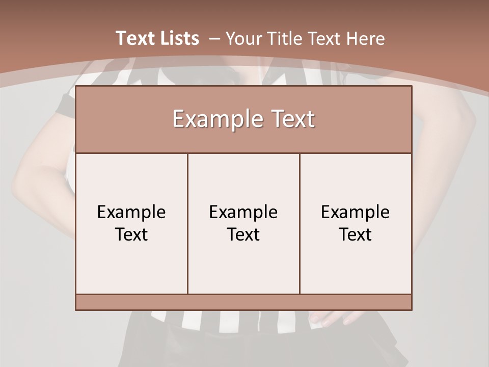 Person Soccer Portrait PowerPoint Template