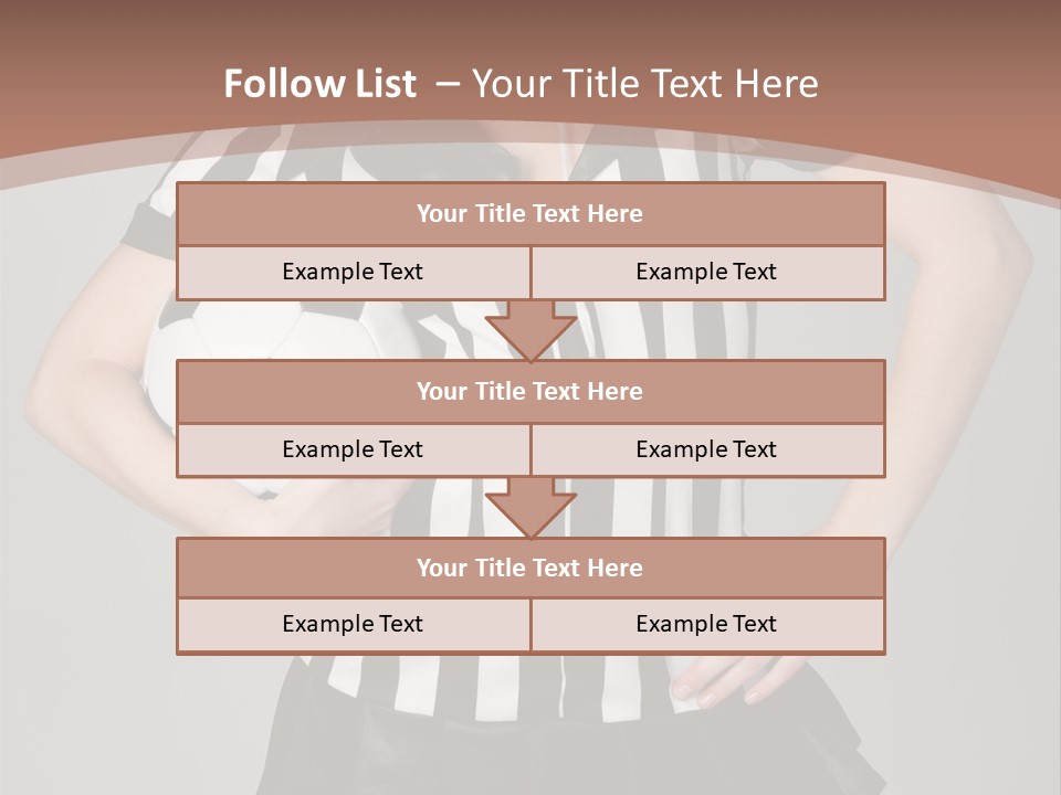 Person Soccer Portrait PowerPoint Template