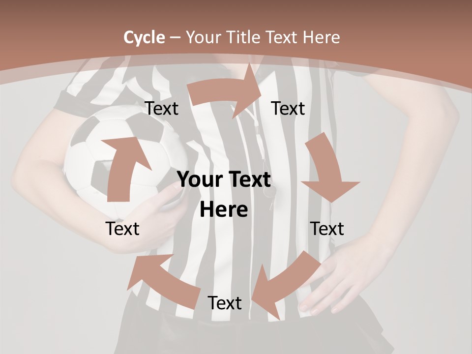 Person Soccer Portrait PowerPoint Template