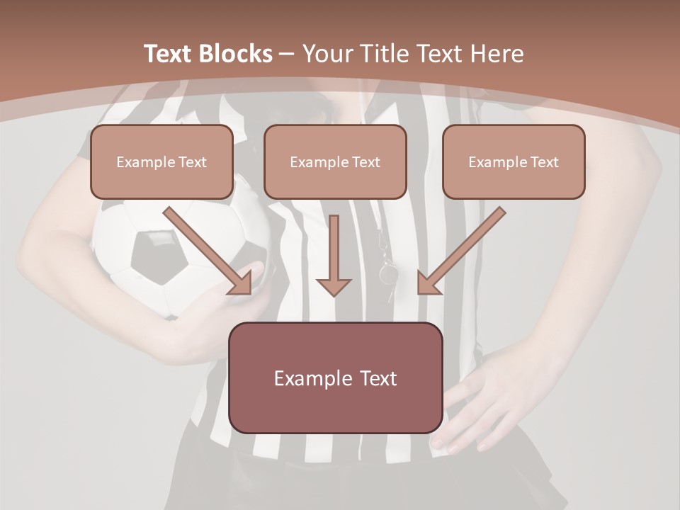 Person Soccer Portrait PowerPoint Template