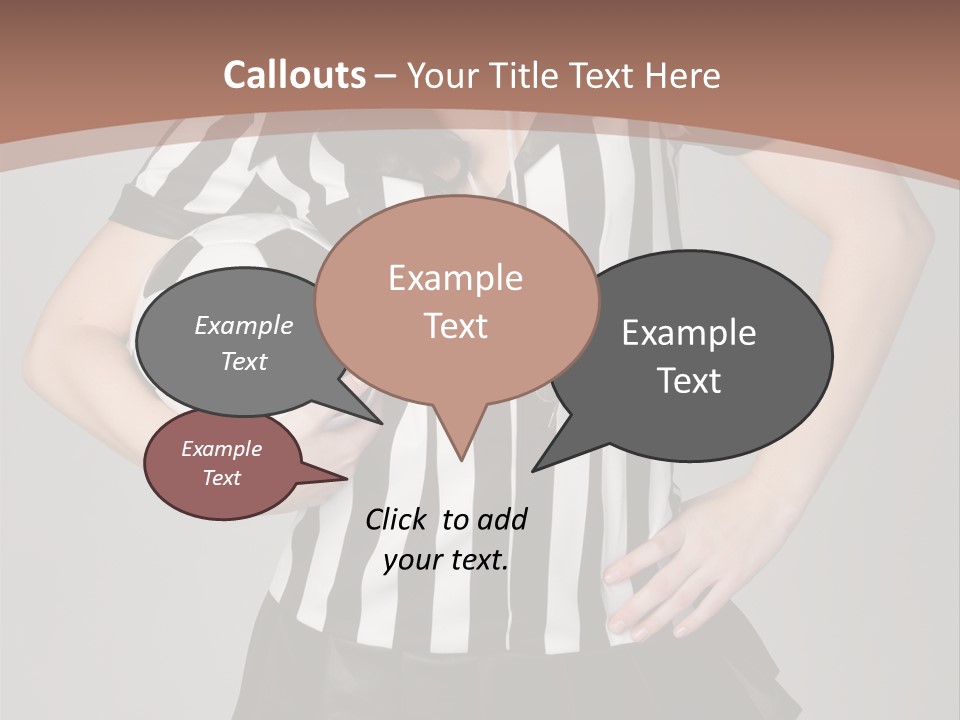 Person Soccer Portrait PowerPoint Template