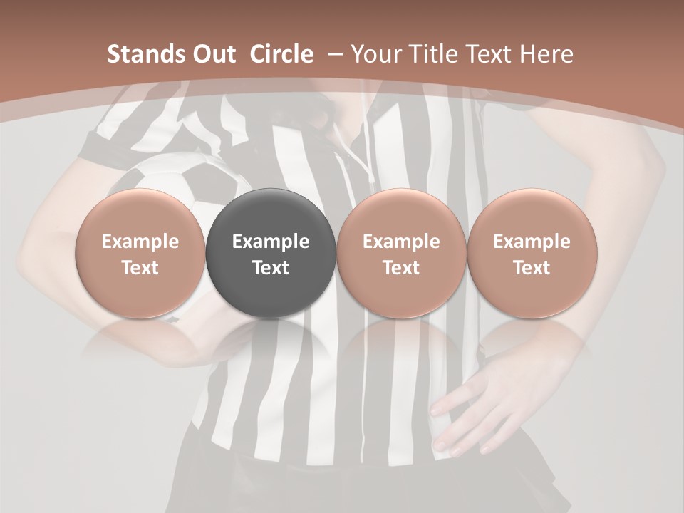 Person Soccer Portrait PowerPoint Template