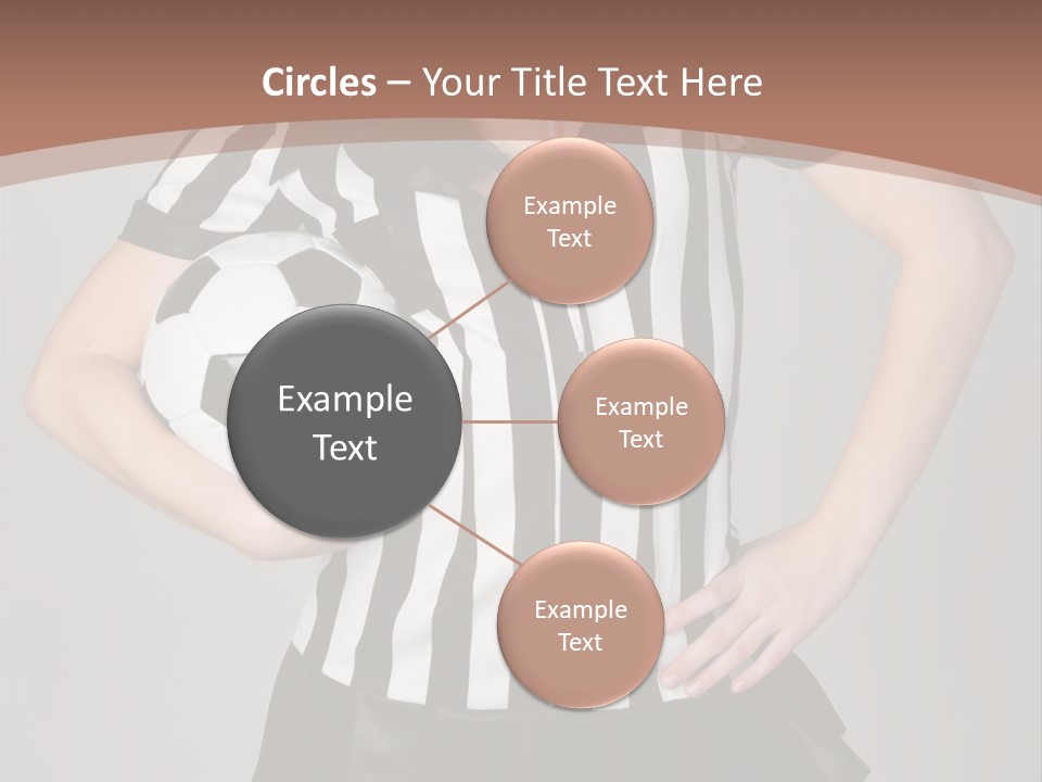 Person Soccer Portrait PowerPoint Template