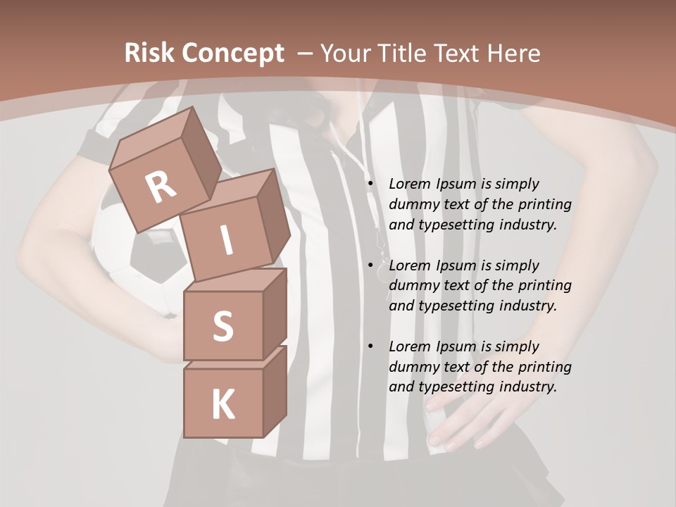 Person Soccer Portrait PowerPoint Template