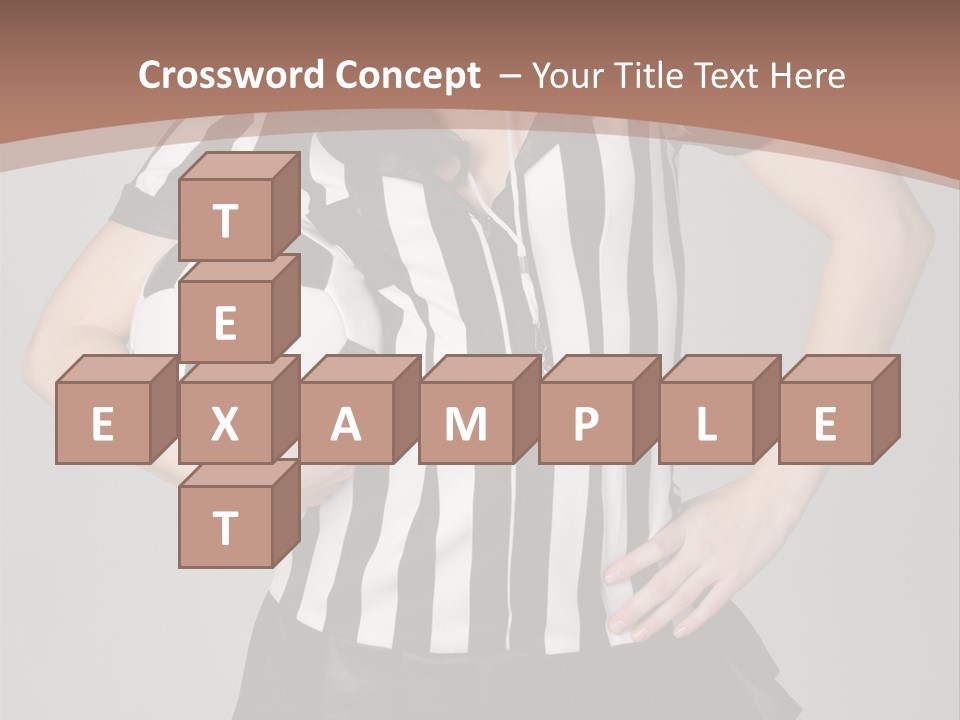 Person Soccer Portrait PowerPoint Template