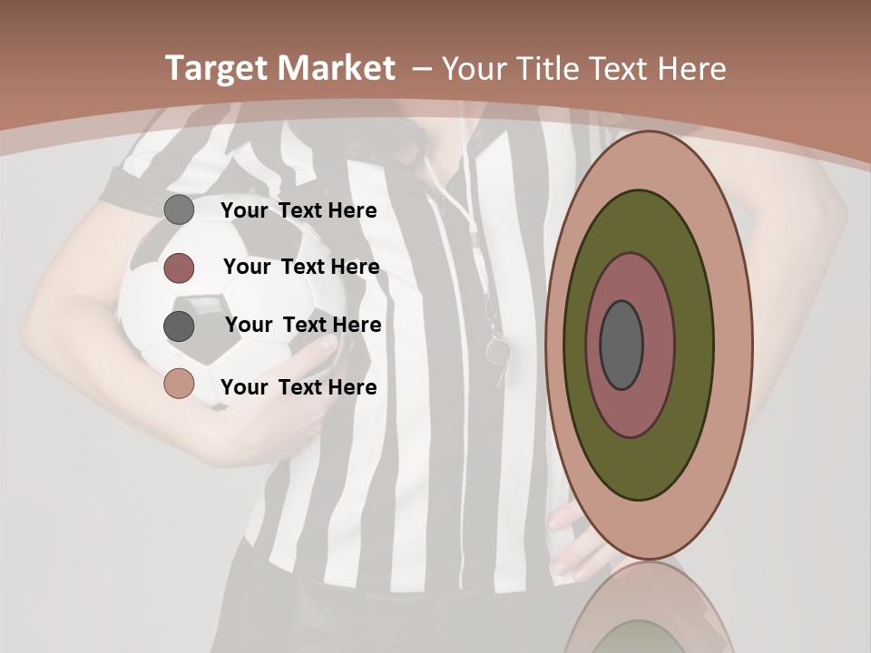 Person Soccer Portrait PowerPoint Template