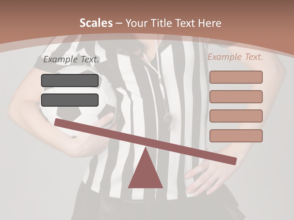 Person Soccer Portrait PowerPoint Template