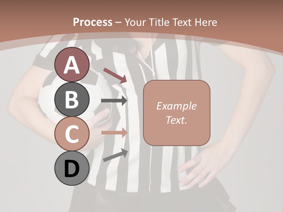 Person Soccer Portrait PowerPoint Template