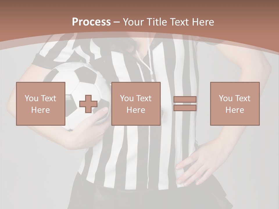 Person Soccer Portrait PowerPoint Template