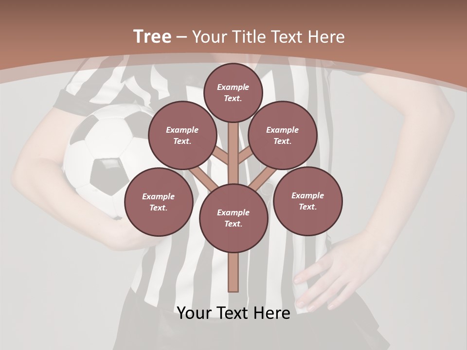 Person Soccer Portrait PowerPoint Template
