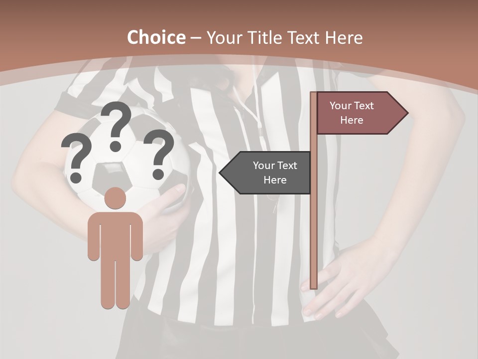 Person Soccer Portrait PowerPoint Template