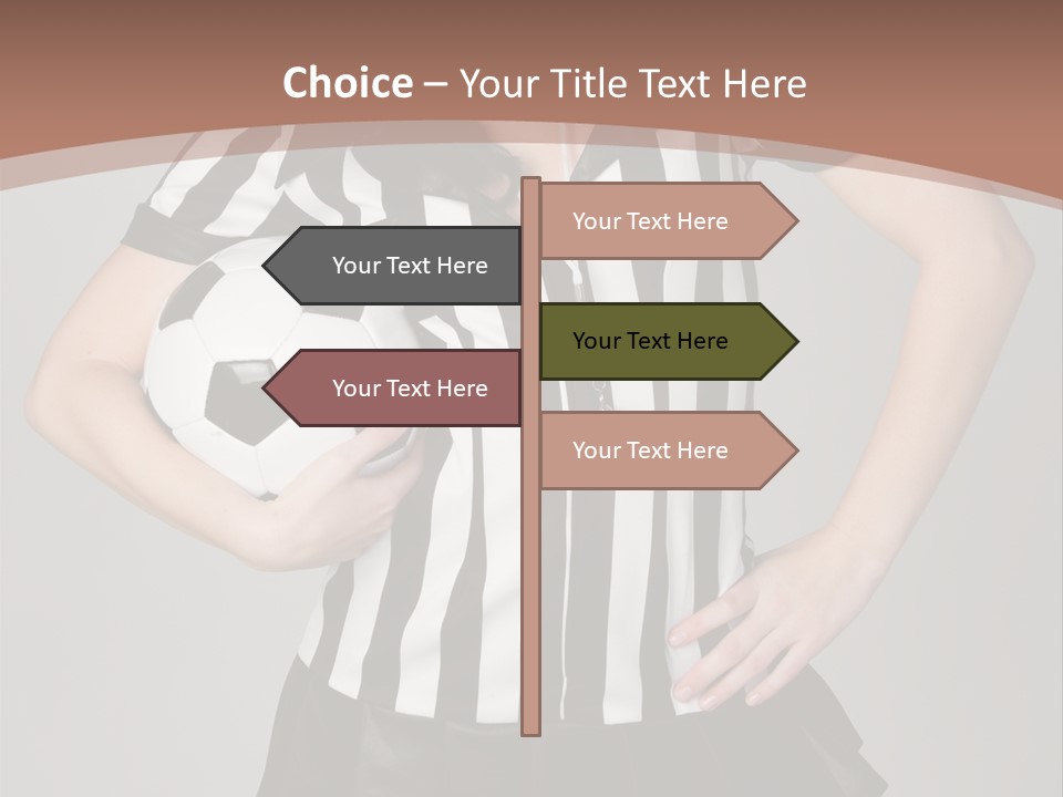Person Soccer Portrait PowerPoint Template